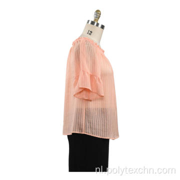 Casual zomerblouse met ronde hals voor dames